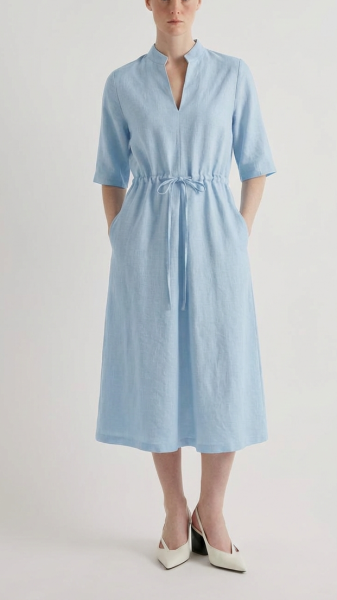 Платье хлопок с кулиской