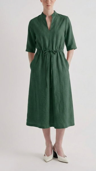 Платье хлопок с кулиской